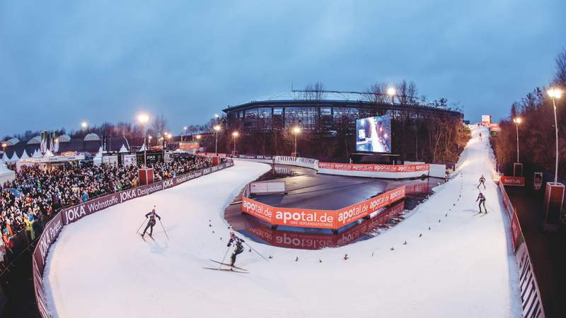 Einzigartiges Erlebnis: Biathlon auf Schalke