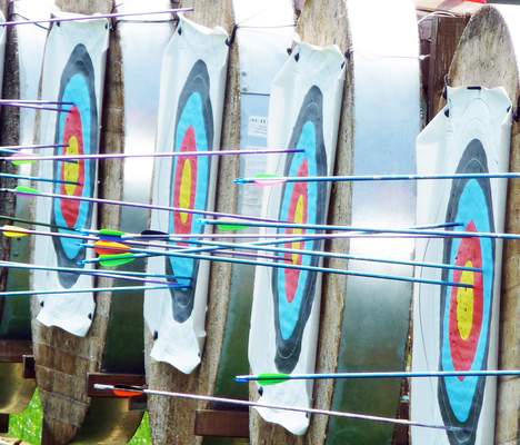 Teamtag mit Bogenschießen Bogenschießen Teamtag