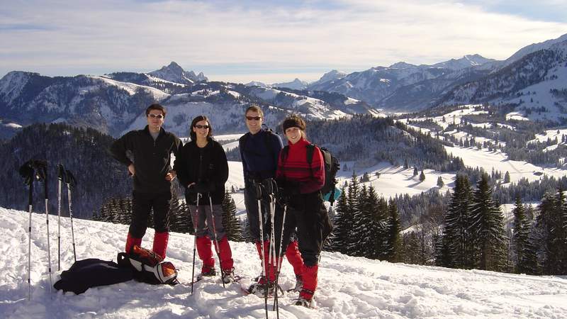 Schneeschuhwanderung im Allgäu