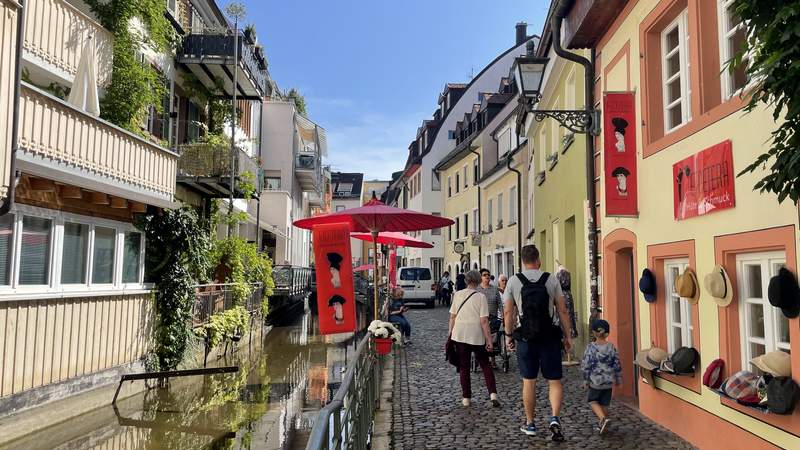 Freiburg Altstadt Fischerau