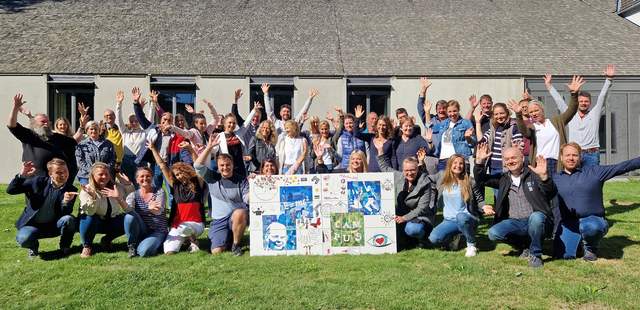 Firmencollage - Ihr Leitbild auf Leinwand teamevent-münchen-rosenheim