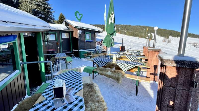 Rodeln zur Weihnachtsfeier in Oberwiesenthal