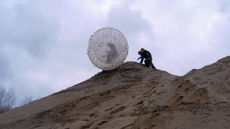 Zorbing - Ultraball als Teamevent in Schwerin