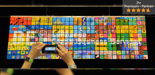 TeamEvent mit Action Painting TeamEvent mit Action Painting