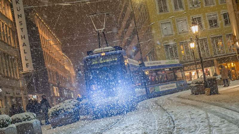 Weihnachtsfeier in der EventTram München