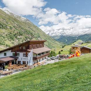 Zirbenalm Obergurgl Sommer Zirbenalm außen