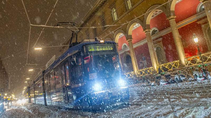 Weihnachtsfeier in der EventTram München