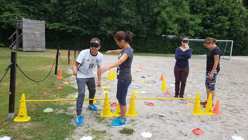 Teambuilding im Teamparcours in Wiesloch