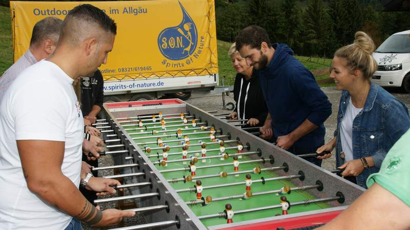 Weihnachtliche Hüttenolympiade im Allgäu