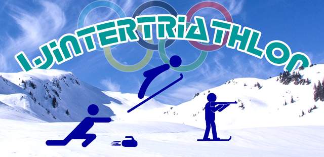 Wintertriathlon - Winter Games Teambuilding, Wintertriathlon, Winter Games, Teambuilding, Curling, Lasergewehrschießen, Virtuelles Ski Jumping