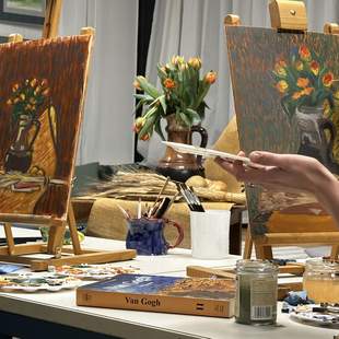 Van Gogh Kurs Draw Like Van Gogh - Kreativer Akryl Malkurs