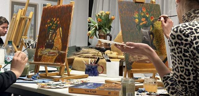 Van Gogh Kurs Draw Like Van Gogh - Kreativer Akryl Malkurs