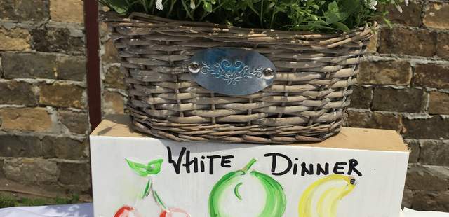 White Table Dinner White Table